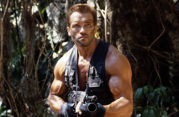 Vo filme Predator