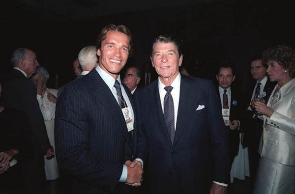 Arnold a Ronald Reagan